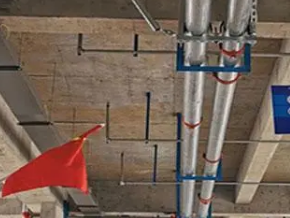 玉屏管廊支架的安装方法